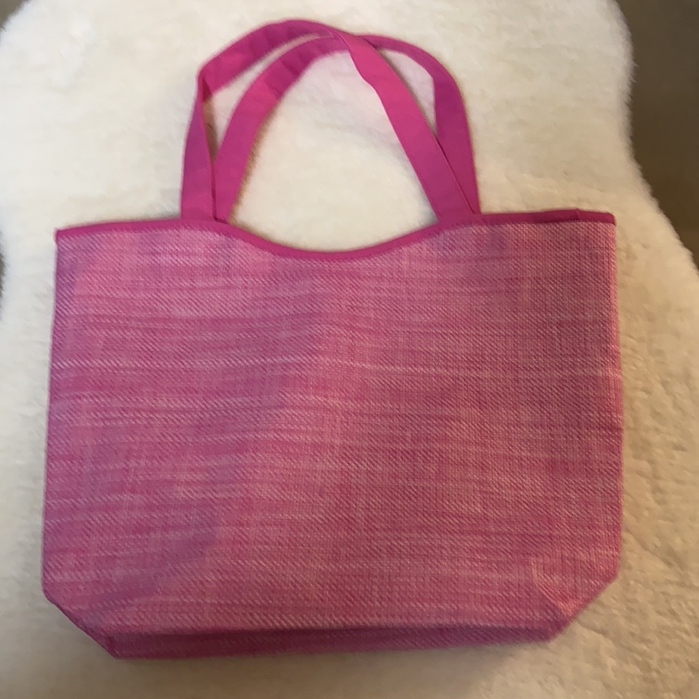 NWOT Lancôme Straw Tote